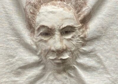 FADED BUT NOT FORGOTTEN Nadine Cloos Sepia sur lin